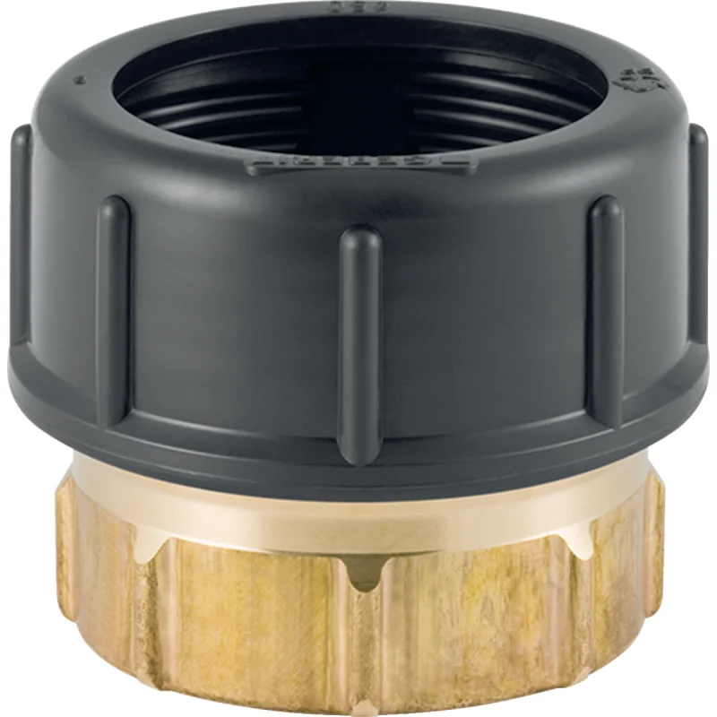 Adaptor drept Geberit HDPE cu filet interior şi îmbinare filetată prin strângere: d=56mm, Rp=2″