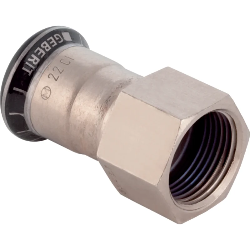 Adaptor Geberit Mapress CuNiFe, cu filet interior: d=15mm, Rp=1/2″