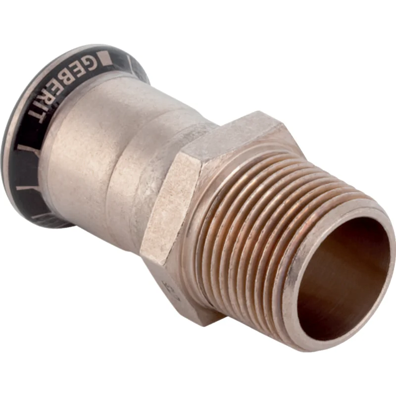 Adaptor Geberit Mapress CuNiFe, cu filet exterior, NPT: d=22mm, NPT=3/4″