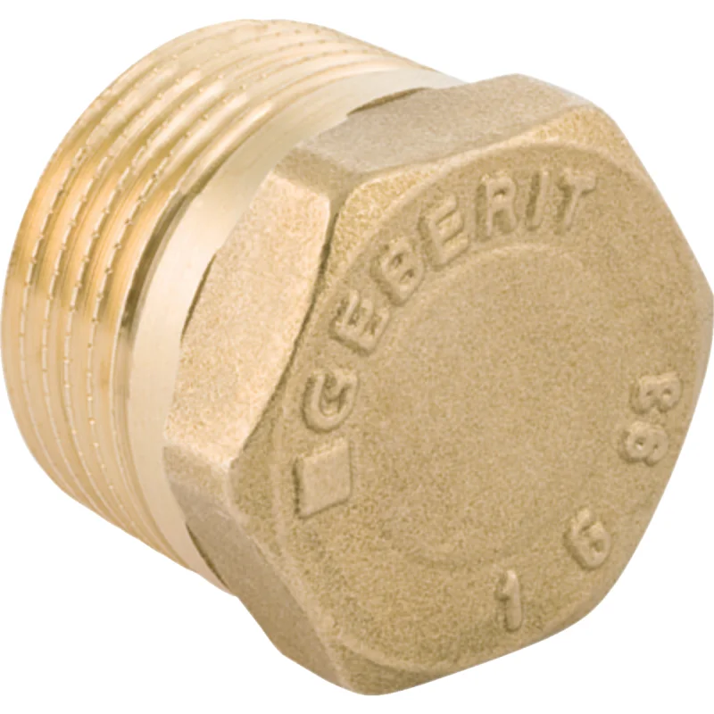 Dop Geberit cu filet exterior: Material=Fontă roşie/bronz de siliciu fără plumb, R=3/4″