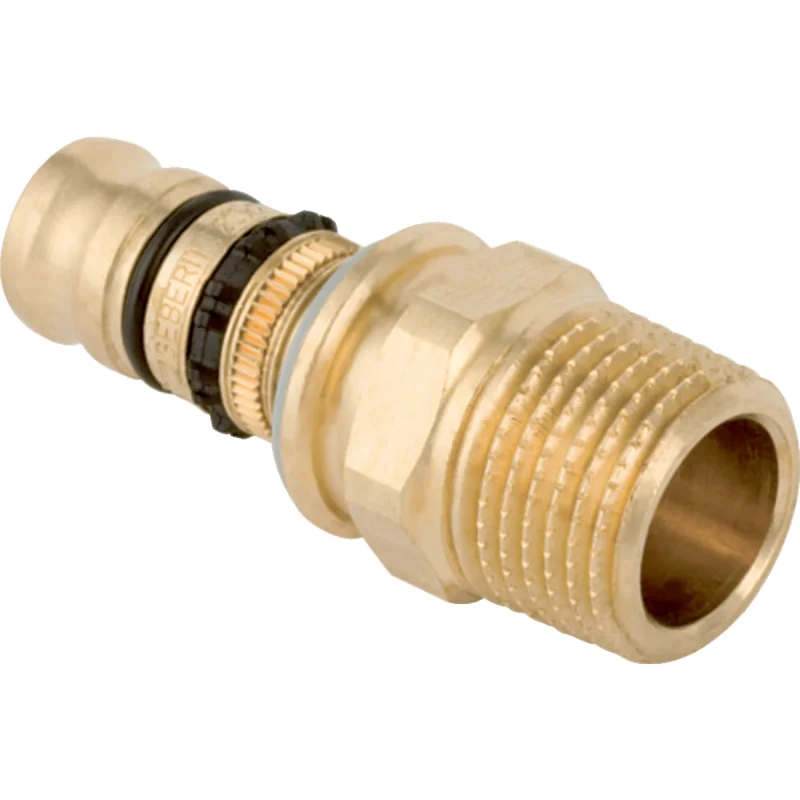 Adaptor Geberit Mepla, cu filet exterior, NPT: Material=Fontă roşie/bronz de siliciu fără plumb, d=50mm, NPT=1 1/2″