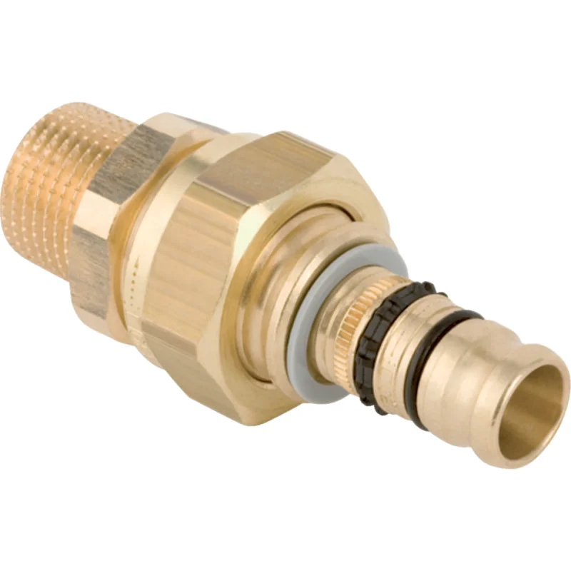 Adaptor cu filet Geberit Mepla, cu filet exterior: Material=Fontă roşie/bronz de siliciu fără plumb, d=32mm, R=1″, G=1 1/4″