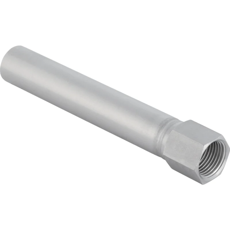 Adaptor Geberit Mapress Oţel-Inox, cu filet interior şi capăt drept, lung: d=22mm, Rp=3/4″