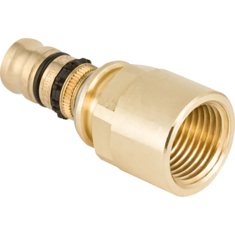 Adaptor Geberit Mepla, cu filet interior: Material=Fontă roşie/bronz de siliciu fără plumb, d=20mm, Rp=1/2″