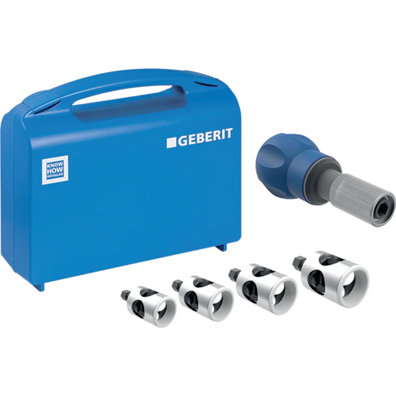 Accesorii pentru debavurare şi calibrare Geberit Mepla, în trusă: d=16/20/26/32mm