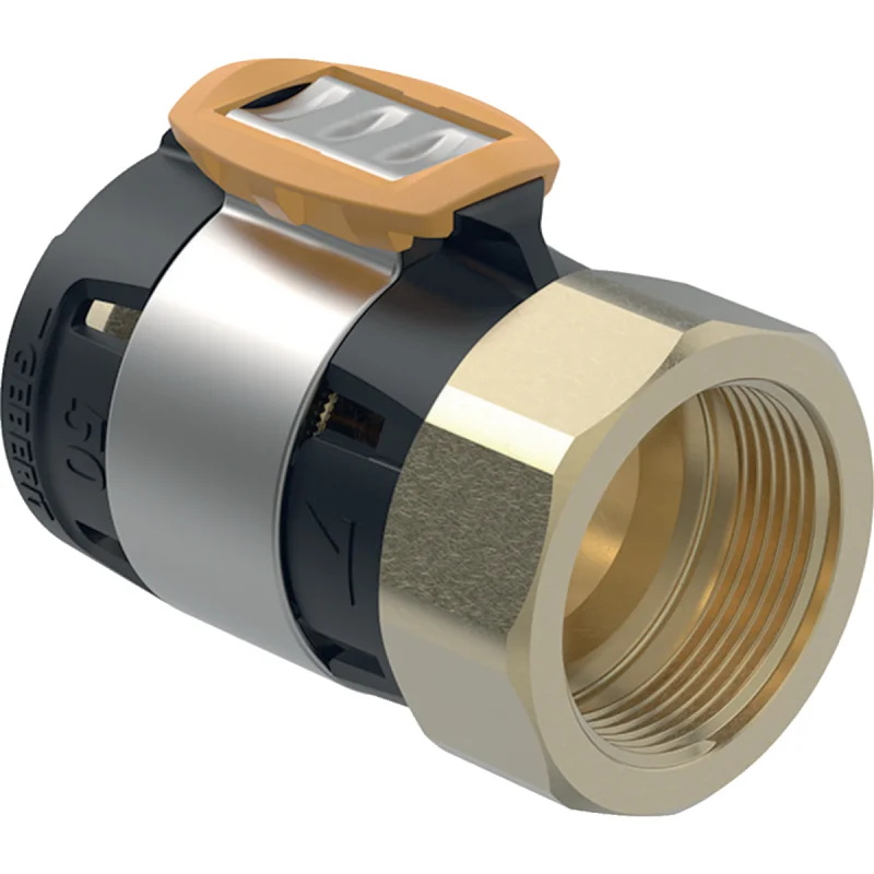 Adaptor Geberit FlowFit cu filet interior: Material=Bronz silicat fără plumb, d=63mm, Rp=2″