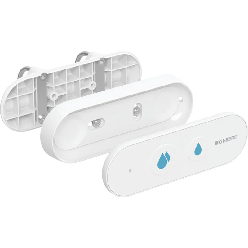 Acţionare a spălării de la distanţă Geberit pentru spălare cu două volume de apă, Bluetooth®: alb alpin