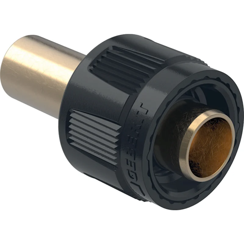 Adaptor Geberit Mapress, cu MasterFix şi capăt drept: Material=Fontă roşie fără plumb, d=15mm, RpMF=1/2″
