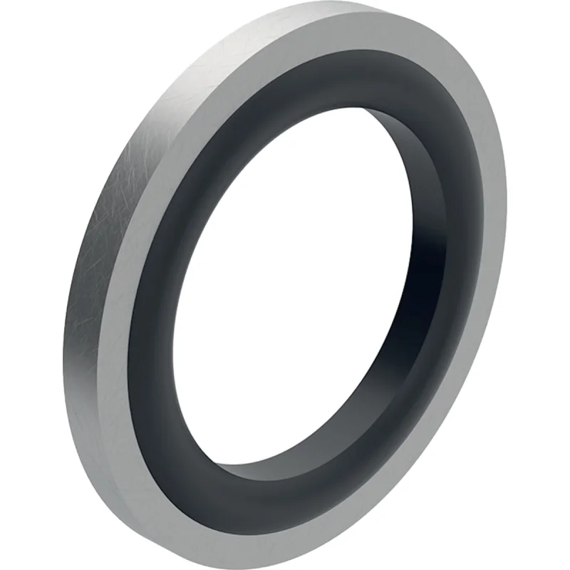 Geberit Mapress Flachdichtung EPDM 2K: G=1/2″, Material=Oțel inoxidabil/cauciuc EPDM, da=18mm, di=10mm, s=2mm